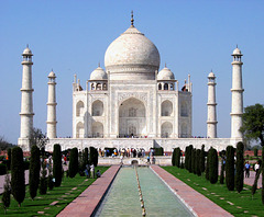 Le Taj Mahal dans toute sa splendeur