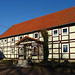 Fachwerkhaus in Langholzen mit typischem Windfang