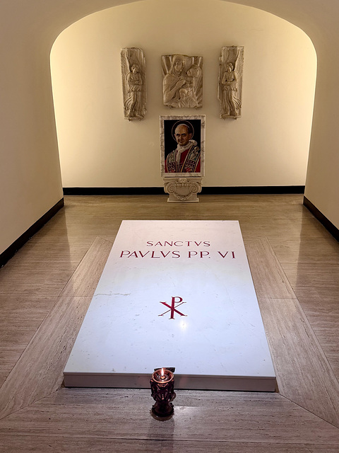 Vatican 2026 – Saint Peter’s Basilica – Tomb of pope Paulus VI