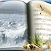Composition avec une photo de la mer à l'anse Duguesclin (35)
