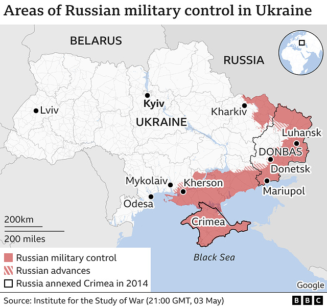 UKR - overview , 3rd May 2022