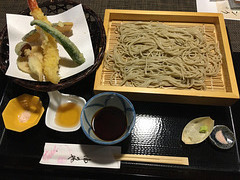Soba lunch with tempura, Shizuoka