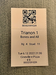 Ticket for Bones and All