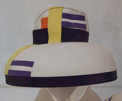 Mondrian Hat in the Brooklyn Museum, July 2010