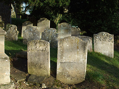 Little Shelford - 18th-century gravestones 2014-01-02