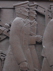 Detail of Tyson Smith Bronze Relief, Liverpool Centotaph