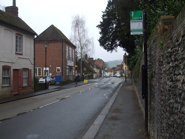 DSCF8540 Bus stop in West Wycombe - 28 Mar 2015