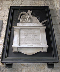 Memorial to William Clere Burges by Davies of Newcastle, Osmotherley Church, North Yorkshire