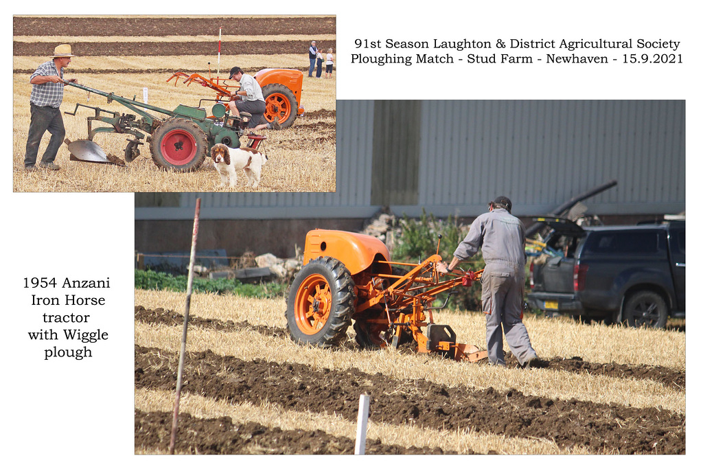 05 Anzani Iron Horse horticultural tractor 1954 - Wiggle plough - Roger Fermor