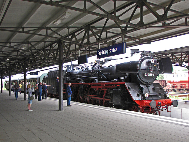 Im Bahnhof Freiberg