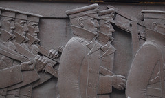 Detail of Tyson Smith Bronze Relief, Liverpool Centotaph