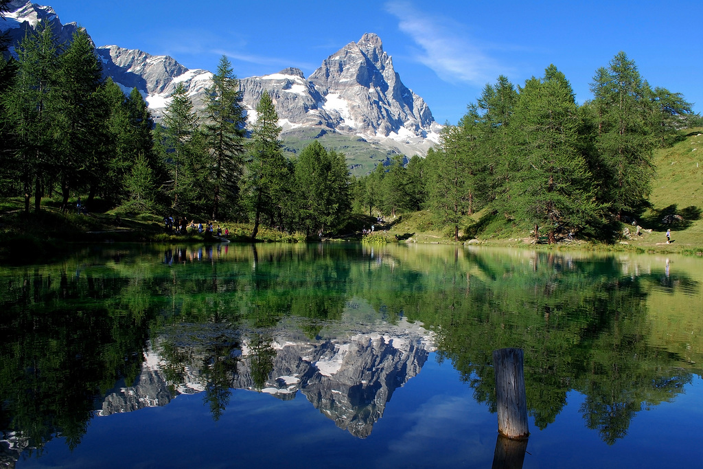 Un classico: Il Lago Blu e il Cervino