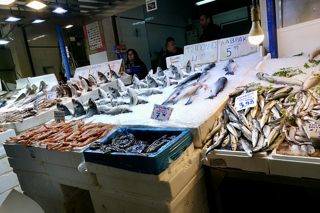 Athens 2020 – Fishes at the market