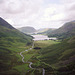 Looking along Warnscale Beck to Buttermere and Crummock Water (scan from Aug 1992)