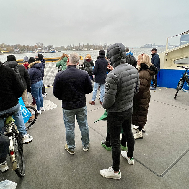 On the Amsterdam ferry