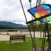 HBM - Bench and Sculpture in a Castlegar Park