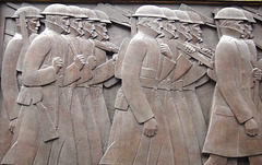 Detail of Tyson Smith Bronze Relief, Liverpool Centotaph