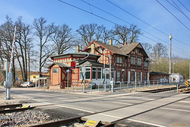 Lübstorf, Bahnhof