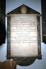 Memorial to William Fenton, Saint Peter's Church, Leeds, West Yorkshire Memorial to William Fenton, Saint Peter's Church, Leeds, West Yorkshire