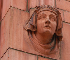 Detail of former National Telephone Company Building, Nos 17-19 Newhall Street, Birmingham (Designed by Frederick Martin 1896)