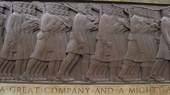 Detail of Tyson Smith Bronze Relief, Liverpool Centotaph