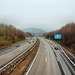 Blick auf die Autobahn A1 (Hagen-Vorhalle) / 3.03.2018