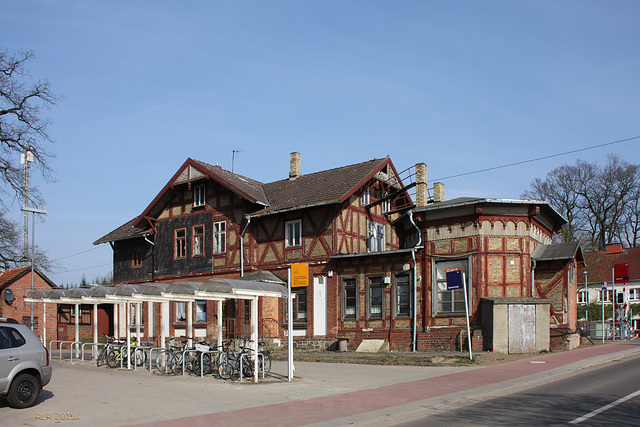 Lübstorf, Bahnhof