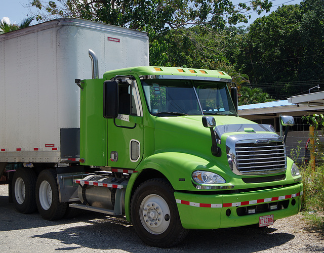 Big green truck