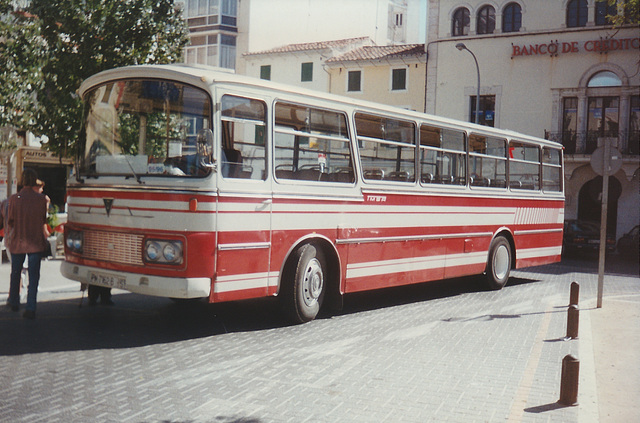 Transportes Menorca SA (TMSA) 7 (PM 7162 B) - Oct 1996 337-14 Transportes Menorca SA (TMSA) 7 (PM 7162 B) - Oct 1996 337-14