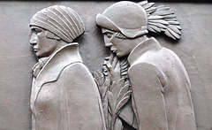 Detail of Tyson Smith Bronze Relief, Liverpool Centotaph