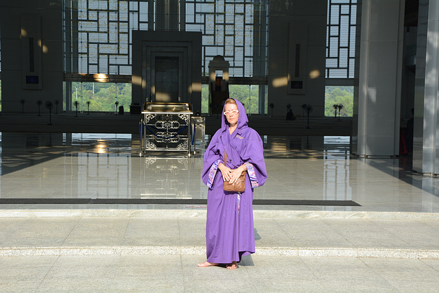 Inside of Tuanku Mizan Zainal Abidin Mosque (Iron Mosque)