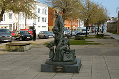 The Pioneer Statue, Old Portsmouth