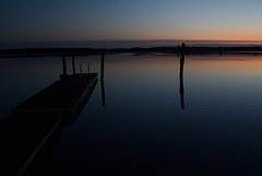 Abendlicht am Käbelicksee