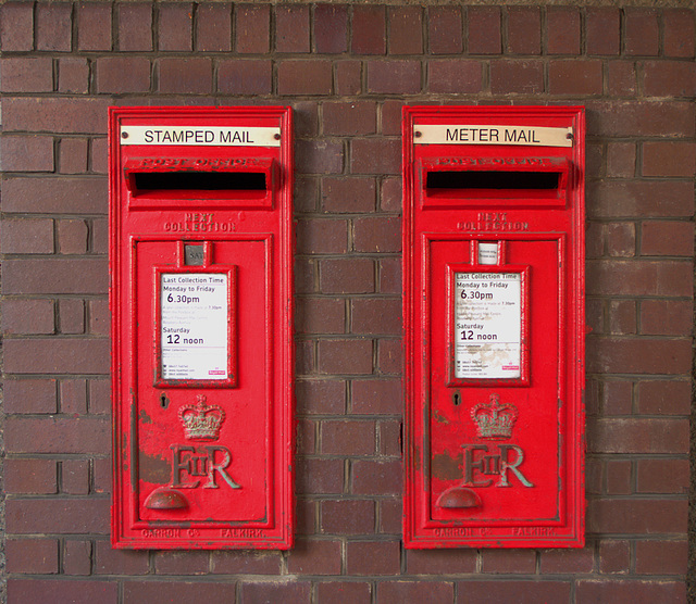 Stamped Mail - Meter Mail