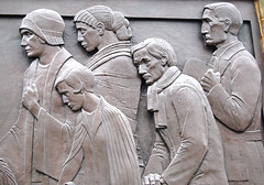 Detail of Tyson Smith Bronze Relief, Liverpool Centotaph