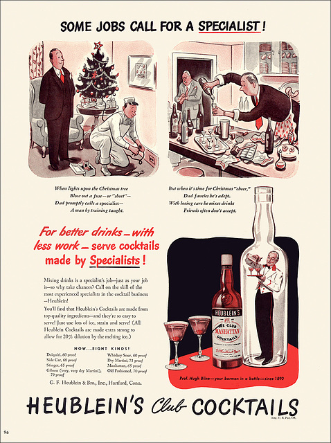 Heublein Cocktail Ad, 1947