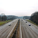 Blick auf die Autobahn A1 (Hagen-Vorhalle) / 3.03.2018