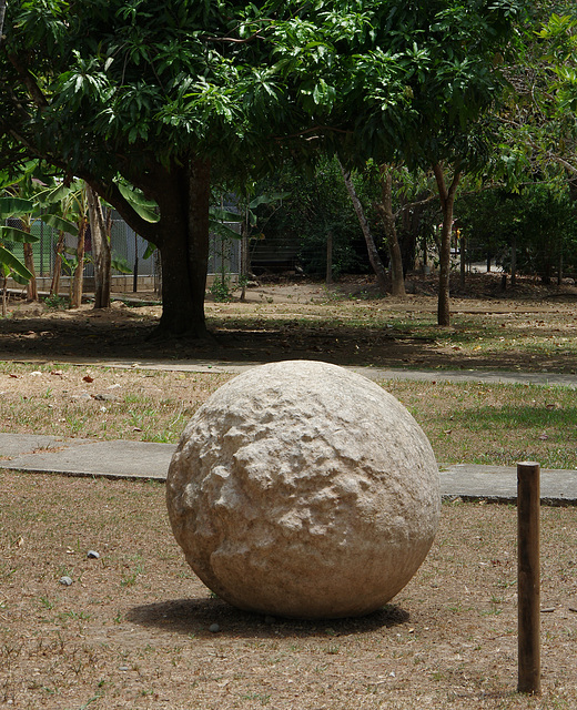 Ancient stone sphere