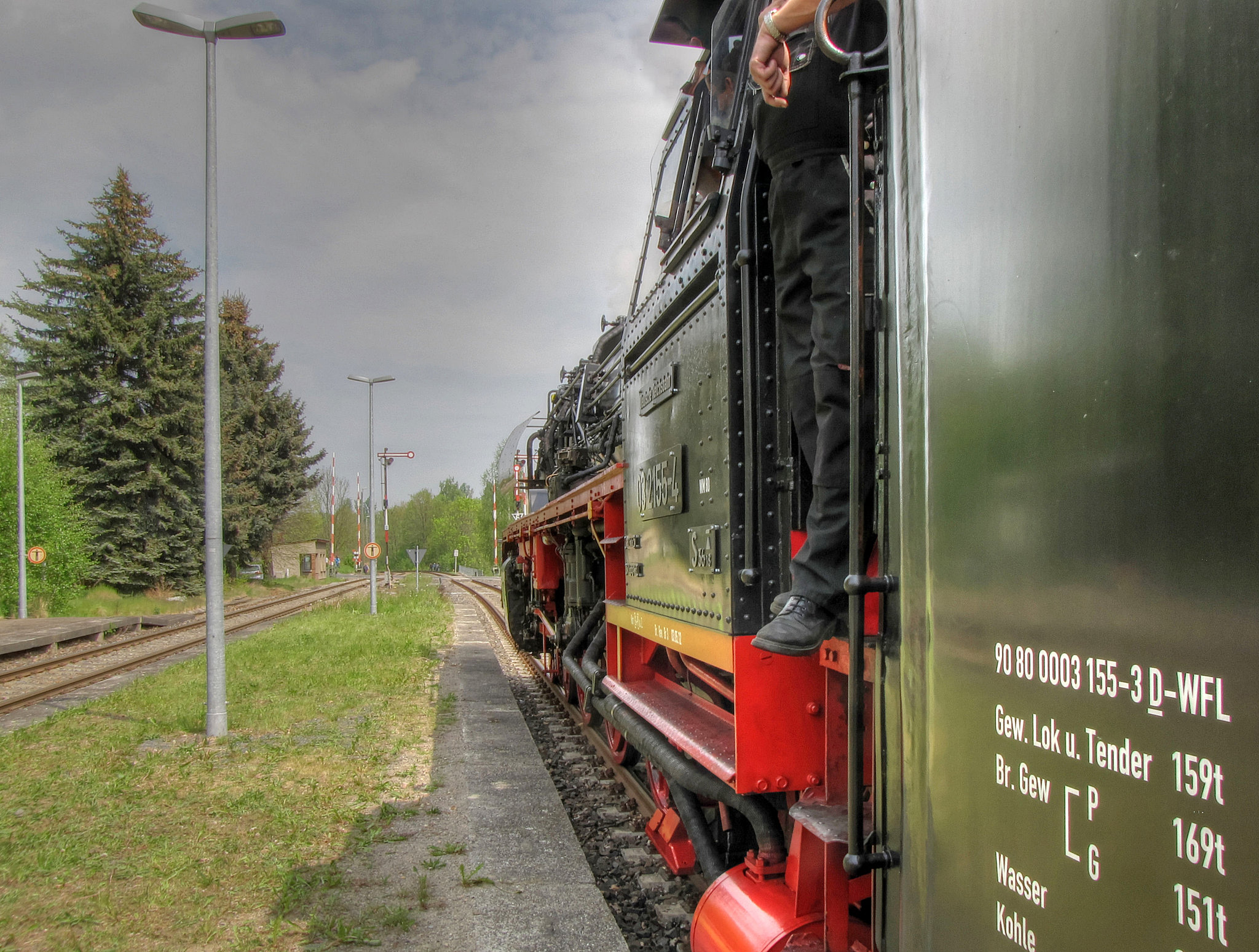 Kurz ver der Weiterfahrt Richtung Meißen