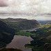Buttermere and Crummock Water from Green Crag (scan from 1992)