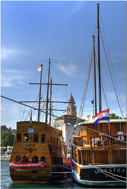 The Harbour in Split, Croatia