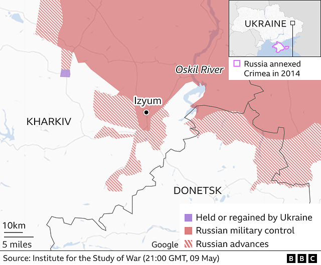 UKR -  Izuym , 9th May 2022