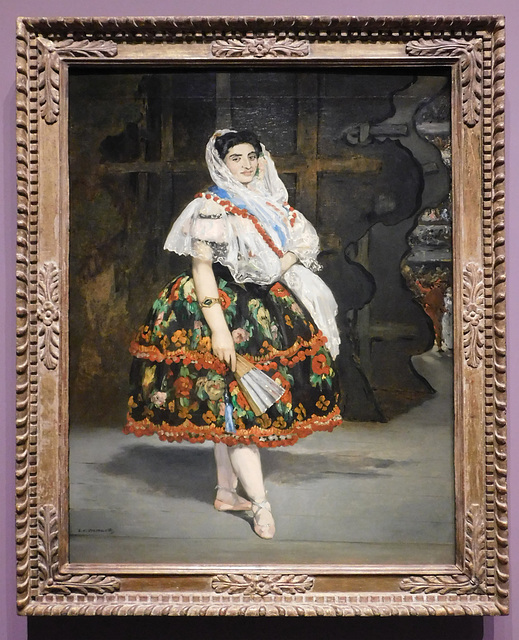 Lola de Valence by Manet in the Metropolitan Museum of Art, December 2023