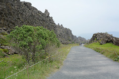 Iceland, Mid-Atlantic Ridge Trail in the Thingvellir National Park