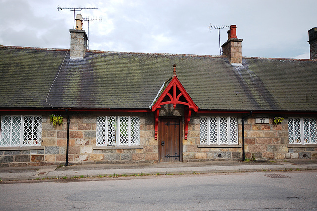 A typical nineteenth century estate workers cottage, Monymusk, Aberdeenshire