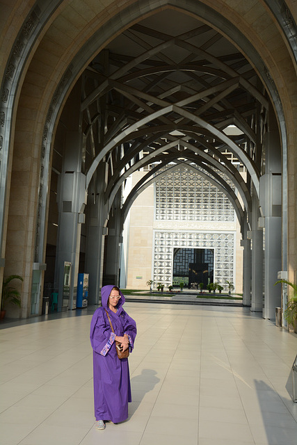 Entrance toTuanku Mizan Zainal Abidin Mosque (Iron Mosque)