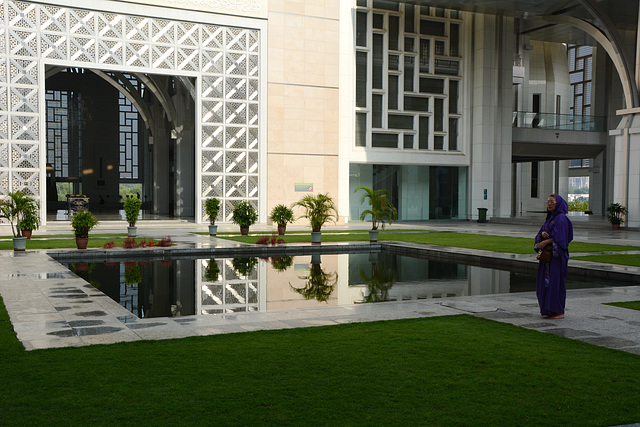 Courtyard of Tuanku Mizan Zainal Abidin Mosque (Iron Mosque)