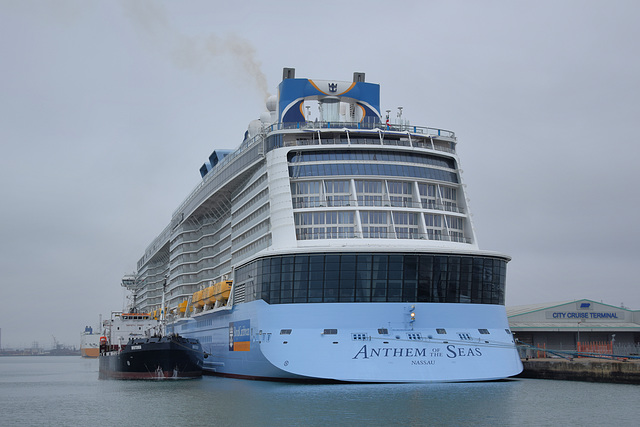 Anthem of the Seas at Southampton - 15 August 2020