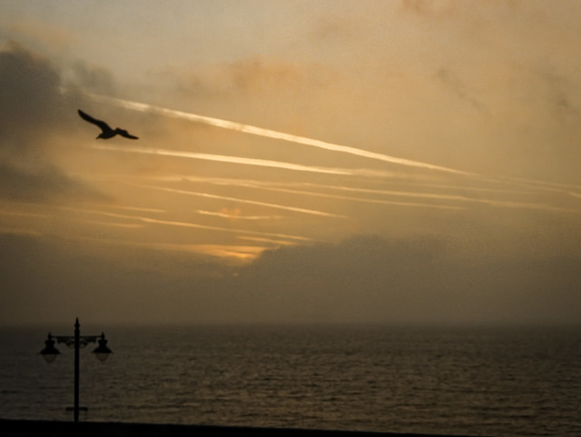 Morning with sea mist - Sandown Isle of Wight