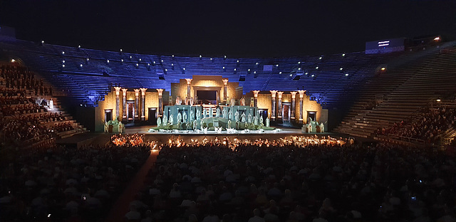 Aida, in Verona Arena
